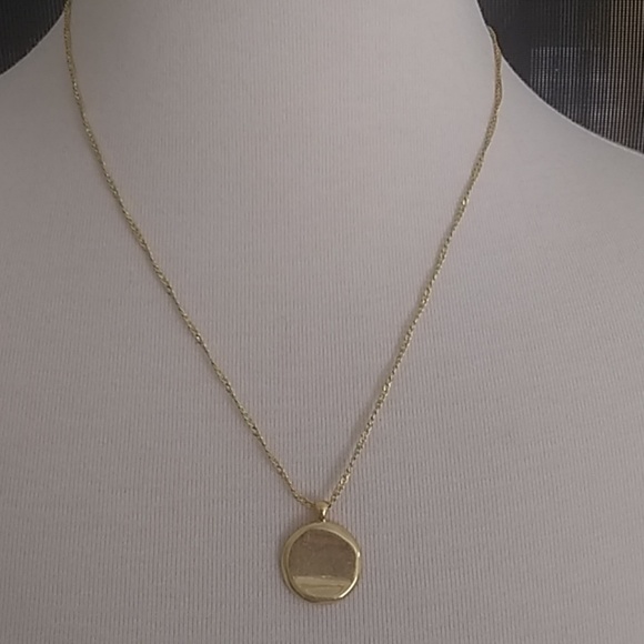 Madewell Gold Disc Necklace - Picture 1 of 3